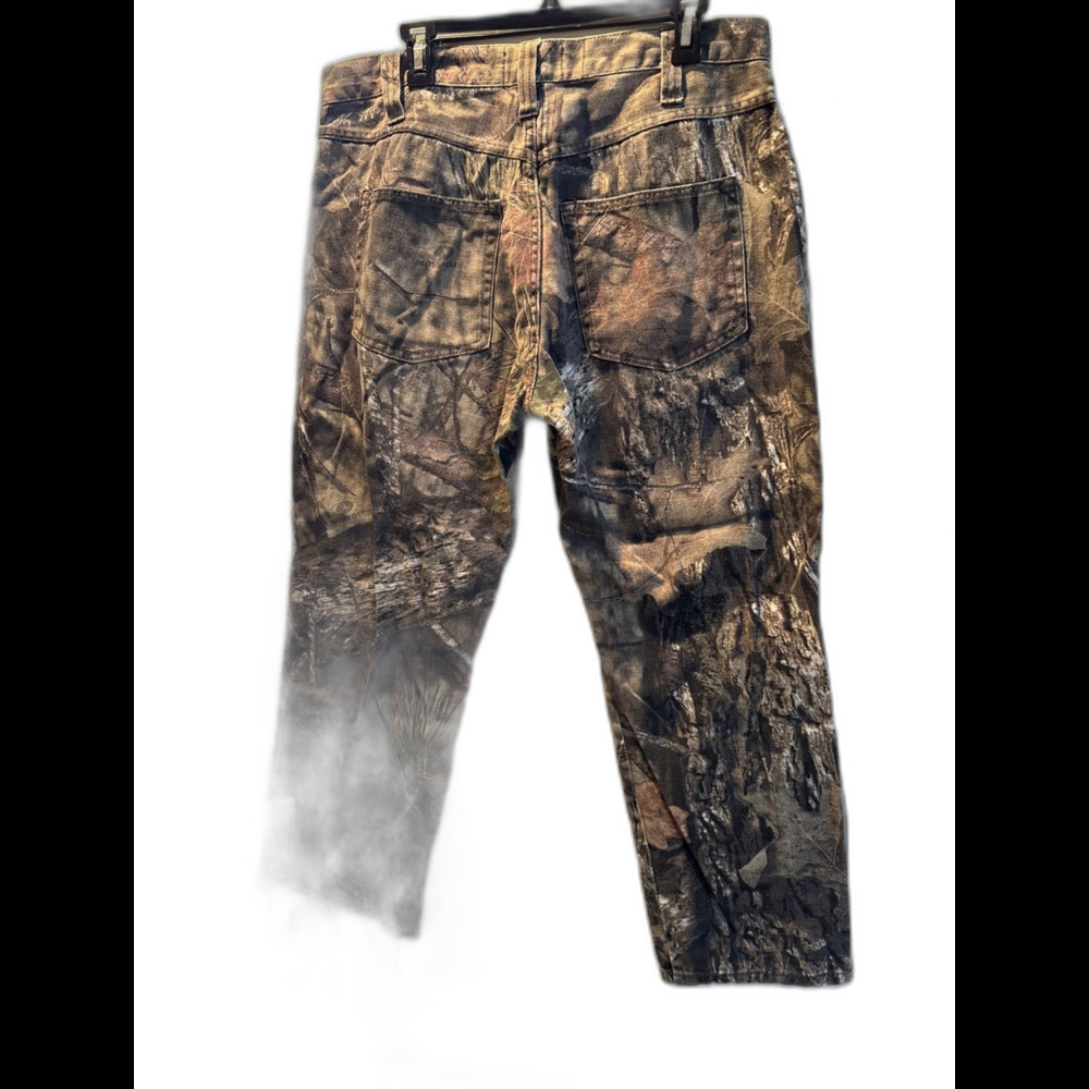 Mossy Oak Camo Jeans Men 36x30 Green Style 55191-7-C2 Cotton Hunting Outdoors - Picture 9 of 10